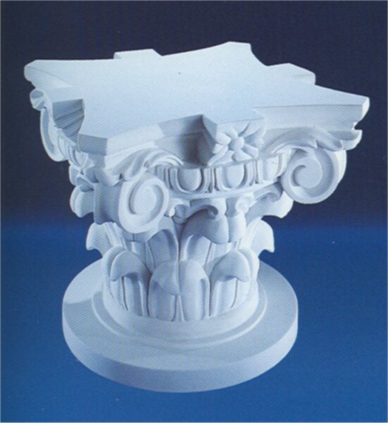 Life Size marble Italian Corinthian Capital Oversized Pedestal